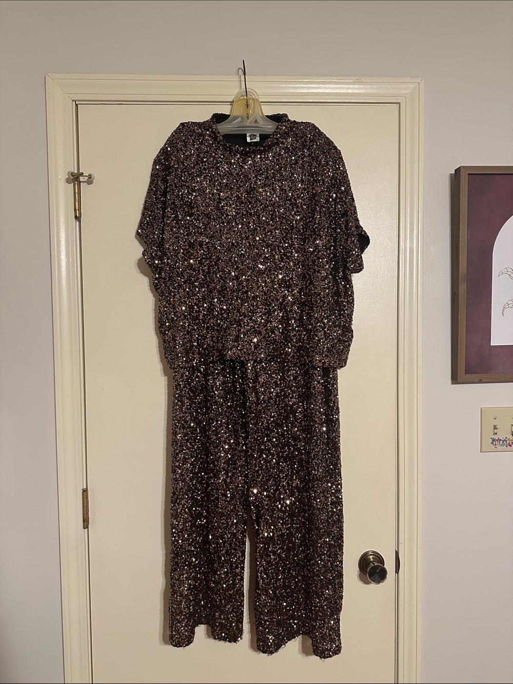 Bourbon & Belles boutique sequin two piece set